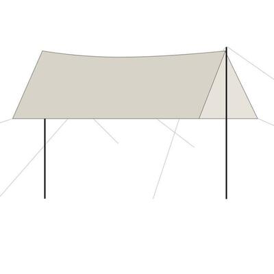 黑胶银天户天幕外露幕营帐篷遮阳防棚子蝶涂形天幕超轻野营防雨晒