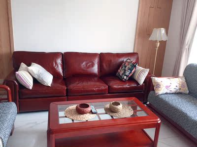 意舍美式牛皮1+2+3组合大真皮沙发怎么样？（已有万人评价）质量见真章