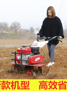 多功耕能微耕机小型耕地除草机犁地小型旋耕机CDB柴油打地机翻用