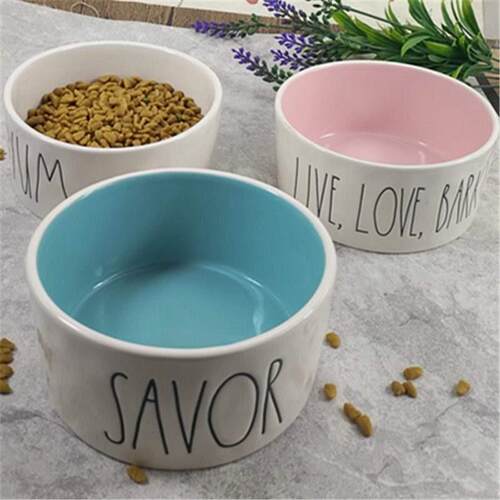 Ceramic pet bowl ceramic dog bowl dog bowl cat bowl water