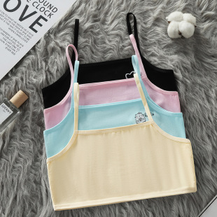 儿童衣发育期小学生10岁11女大童小背心少女一阶段文胸女孩跨境