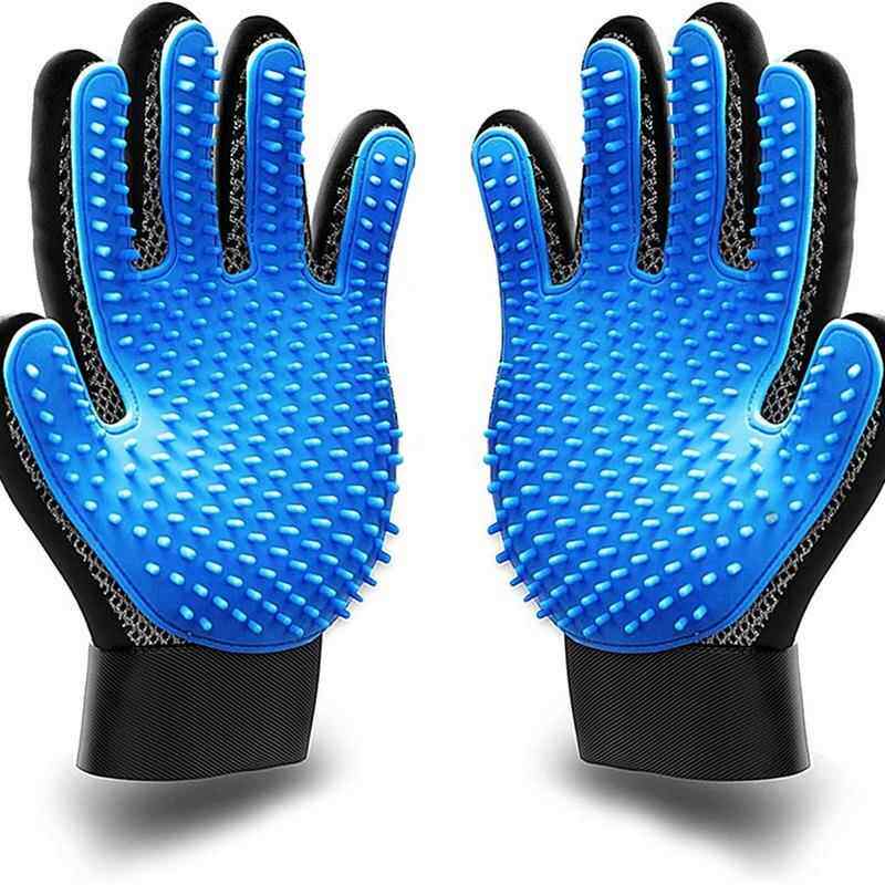 266钉宠物清洁用品除毛器去毛刷子撸猫洗澡按摩梳宠物手套亚马逊
