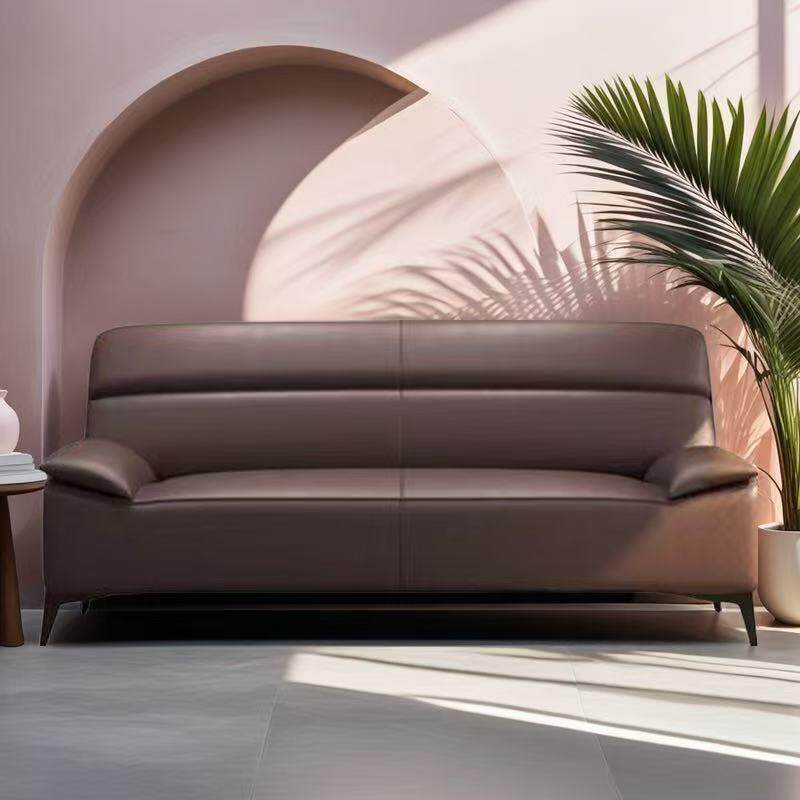 猫抓皮沙发床一体两用简约现代小户型客厅出租房办公室可折叠沙发