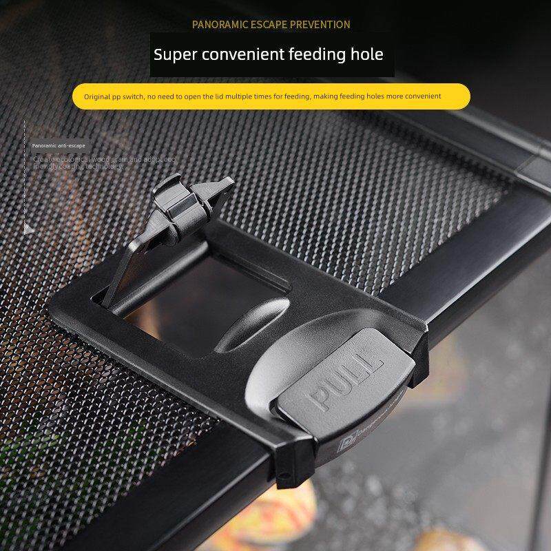 爬行动物宠物玻璃水箱，睫毛角，壁虎繁殖箱，鬃狮蜥蜴，蛇角蛙，