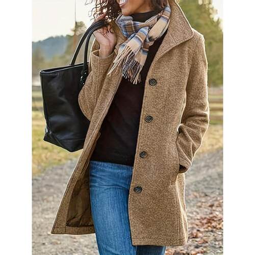 X 42633 Women's Long Wool Coat 女式毛呢大衣