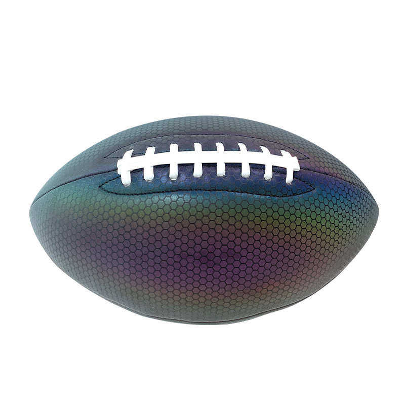 成人反光橄榄球美式发光训练营比赛pu 橄榄球