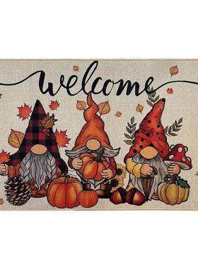 跨境亚马逊圣诞地毯 入户地垫 喜庆节日地垫礼品垫 Merry Christm