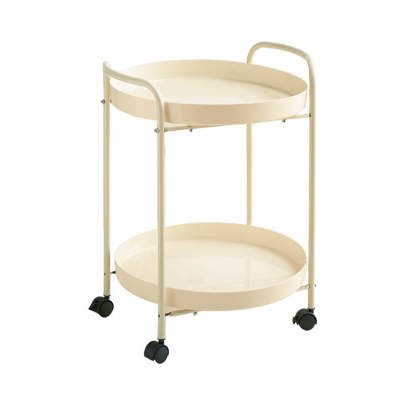 几移动客厅小户型边茶几卧室家用床边带小型沙发架物可收纳架轮置