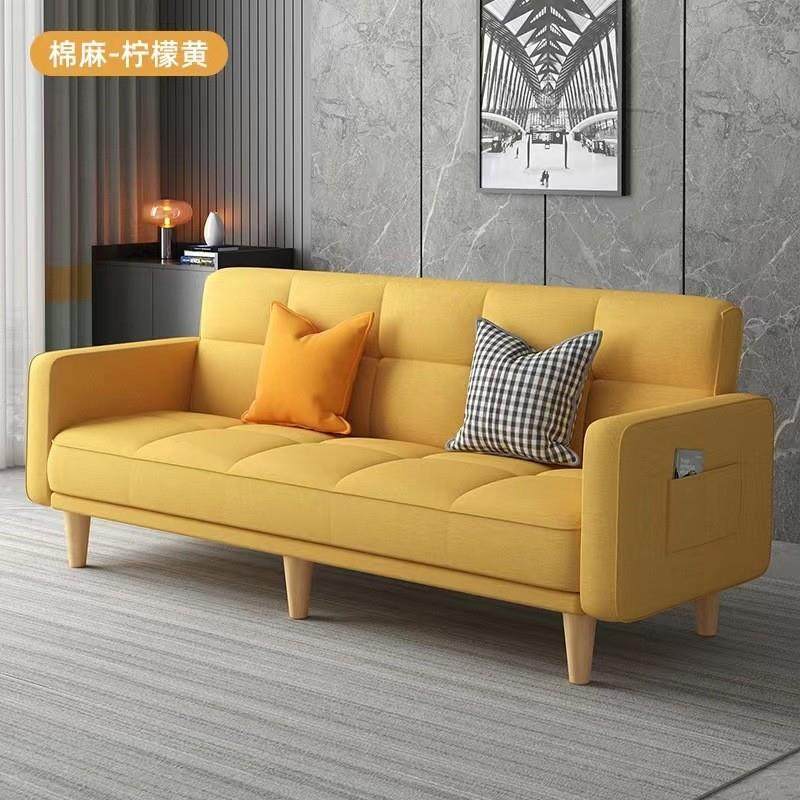 多能折叠沙发床两用布功艺客沙简易单厅出MTZ租房折叠床懒发人小