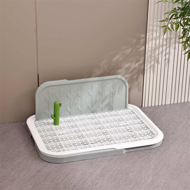 宠物大中小型便盆排平板防尿盆挡板犬狗溅便器猫咪带用品厕所室内