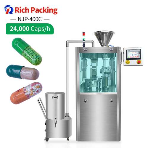 24000 Capsules/h Capsule Filling Machine適用顆粒、粉末、微丸