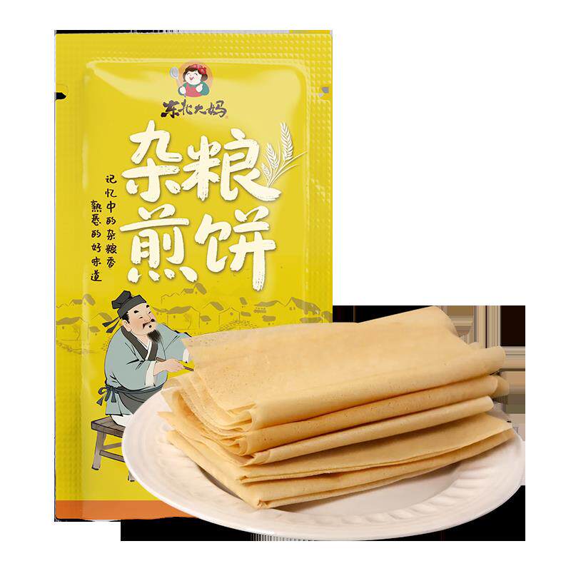 煎饼东北大妈杂粮煎饼独立小包装粗杂粮玉米小米卷饼即食25g/袋