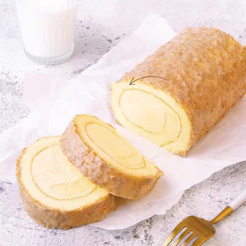 脆脆海盐奶酥巧克力扁桃仁脆脆杏仁酱蛋糕涂抹面包泡芙夹心图片