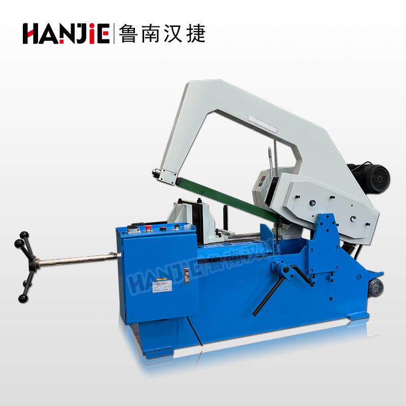 皮带传动液压自动锯切HS7140卧式弓锯床HS7150小型金属液压弓锯床