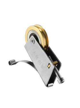 合金不锈钢下滑轮推拉门衣柜卫生间厨房导轨道滚轮移门双地滑轮