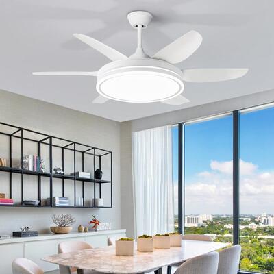 风扇灯厂家直销吊扇灯餐厅客厅卧室家用吸顶灯风扇吊灯一体大尺寸