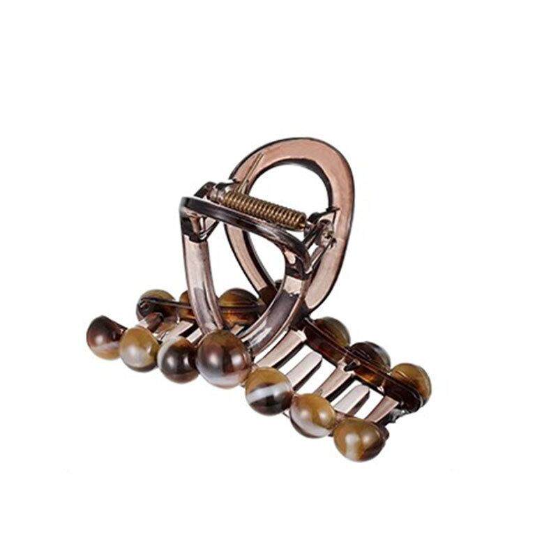 后脑勺气质高级发夹盘发秋韩发饰图片