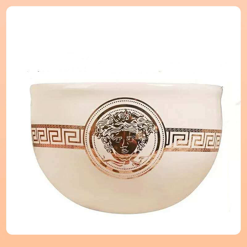 ε欧式陶瓷桌面垃圾桶奢华家用桌上杂物收纳筒客厅茶几装饰收