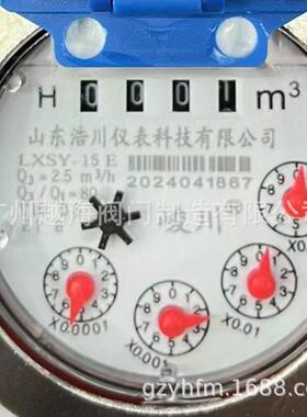 峻川山东浩川仪表LZSY-15E-20E-25E-50E光电直读485远传智能水表