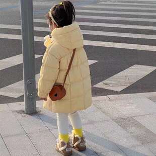 寒盾新款加厚儿童防寒服中长款冬季保暖外套男女童厂商直播