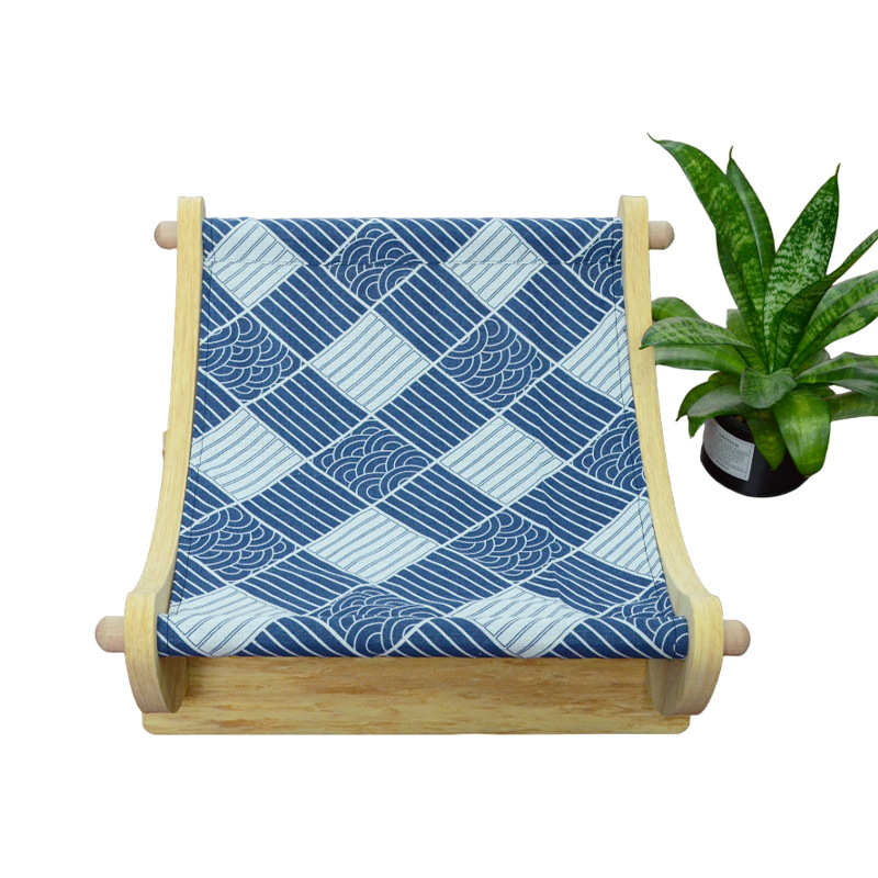 EVA月亮猫窝 四季通用可拆洗实木宠物躺椅睡眠窝猫咪用品Cat Bed