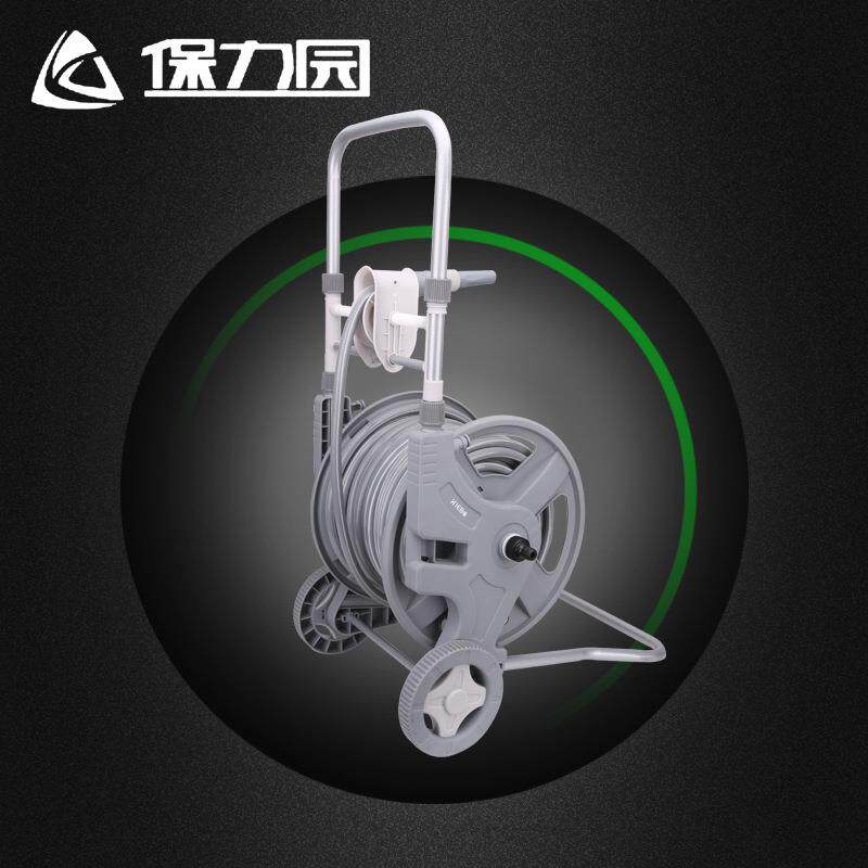 保力园卷管器45米水鼓自动伸缩卷管器洗车浇花水鼓气鼓电豉灯鼓
