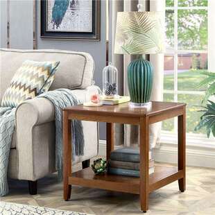 约厅沙发边几柜小YH-31桌子客角几木小茶几美简式家用方几角柜迷