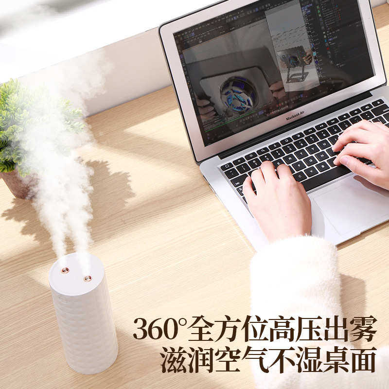 2023厂家水晶夜灯加湿器车载双喷头静音桌面加湿器抖音喷雾加湿器,生活电器,加湿器,淘宝优惠券,粉丝福利购,淘宝优惠卷