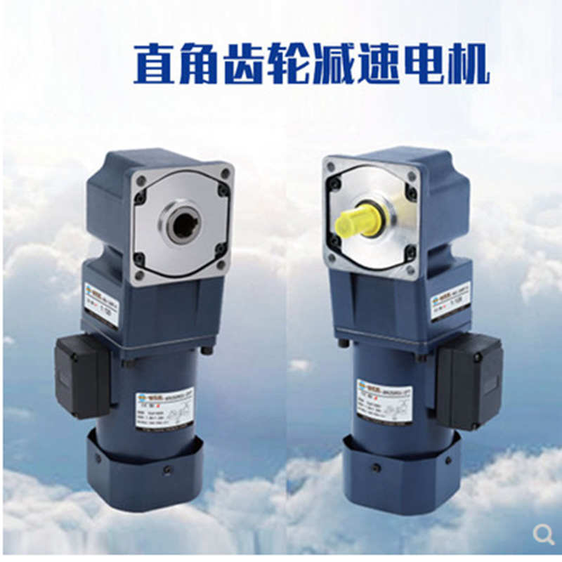 中空中实直角减速电机220v单相调速马达大扭矩400w750w搅拌马达