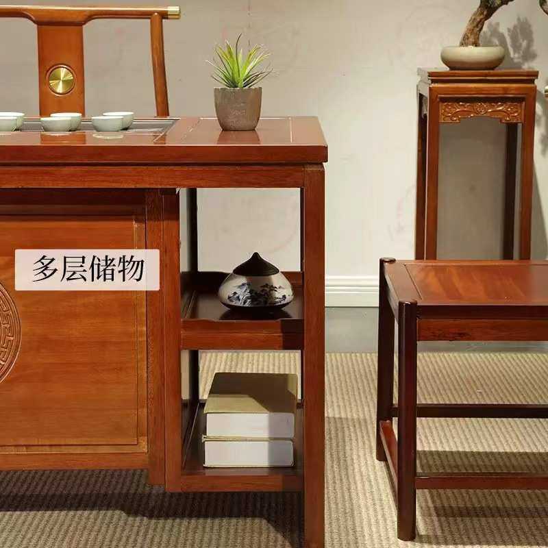 花梨木实木茶桌椅组合新中式家用小户型阳台原木功夫茶几茶台套装,住宅家具,家用茶台/茶桌,淘宝优惠券,粉丝福利购,淘宝优惠卷