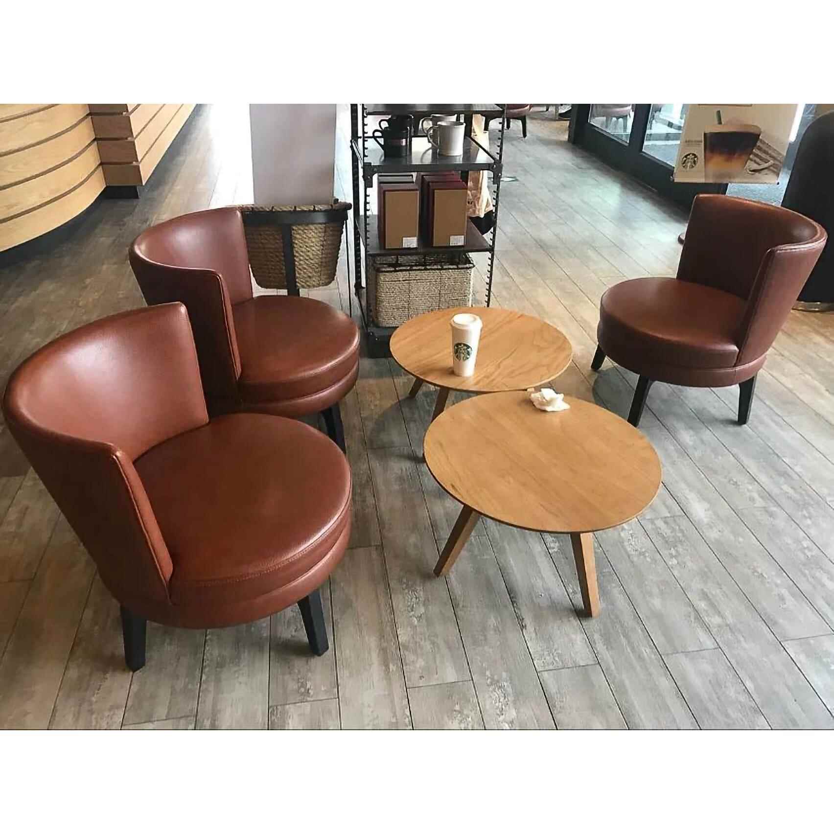 咖啡厅甜品店奶茶店美式圈椅现代时尚个性圆形沙发洽谈区办公室椅
