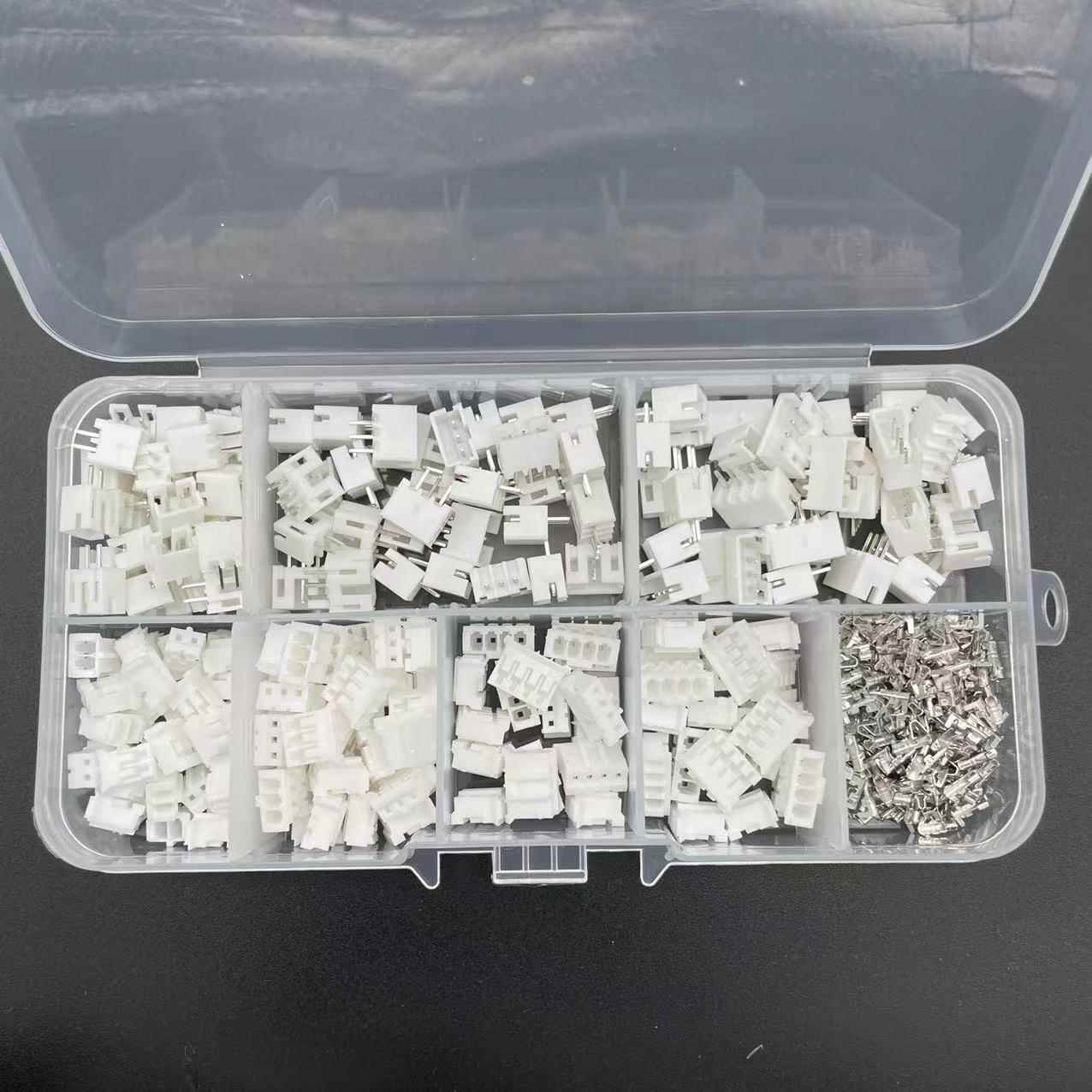 450pcs PH2.0 2P 3P 4pin各30套2.0MM直针胶壳端子JST连接器套盒