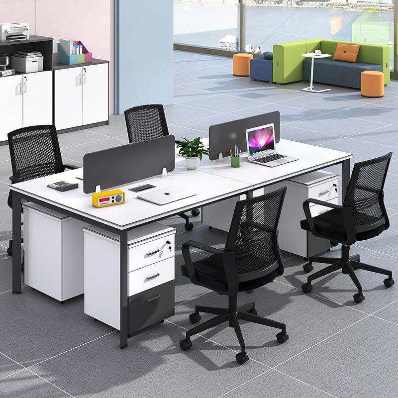 钢架办公桌台式电脑桌简约家用桌子长方形桌学习桌子Office table