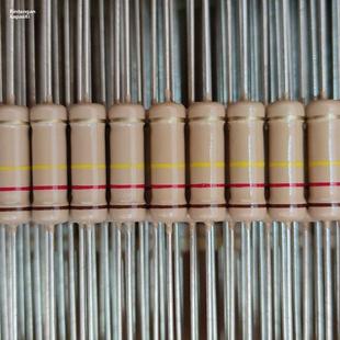 2W碳膜高品质全铜脚四环电阻1R2.2R33R220R470R1K10K150K200K510K