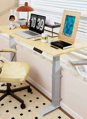 伟博1德美C0飘P窗电升降桌腿动双电机三节806桌架升降支架桌腿办