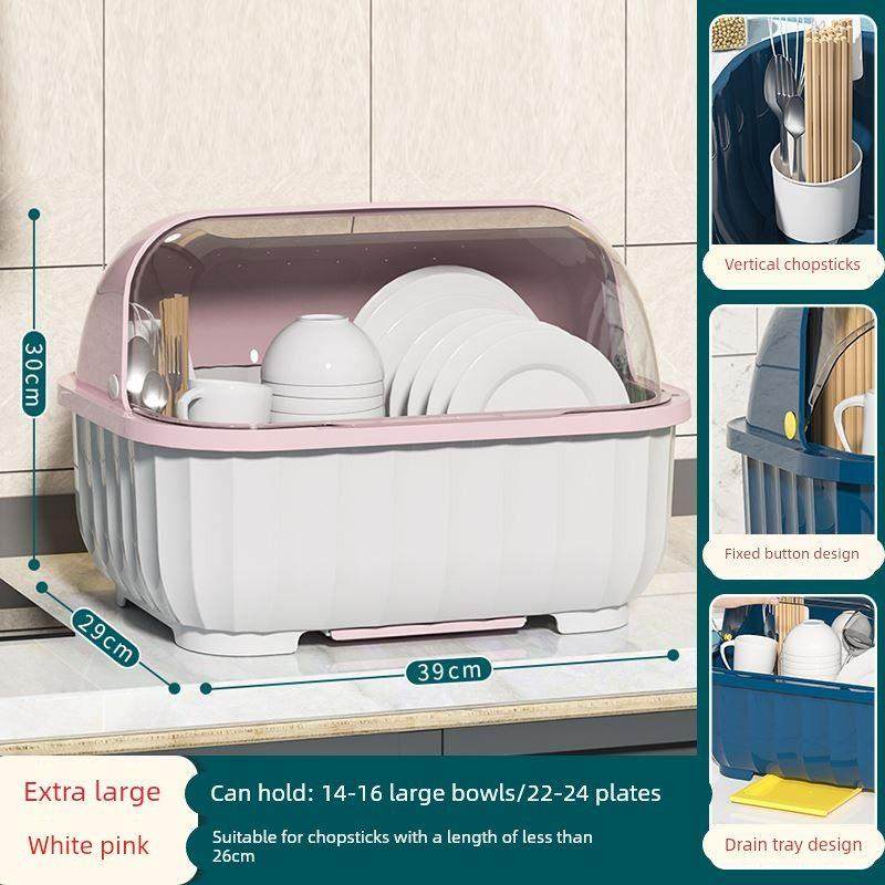Kitchen tableware storage drying rack cutlery plate shelf