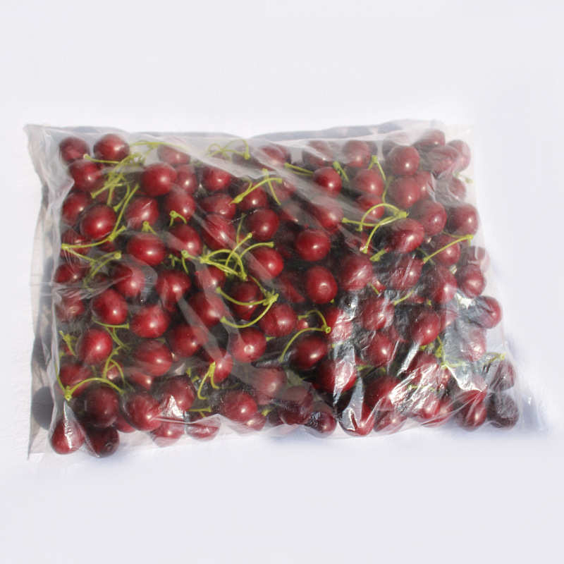 青枣水果双橱窗叉装饰道具水果饰品模型红枣仿真摆设装饰