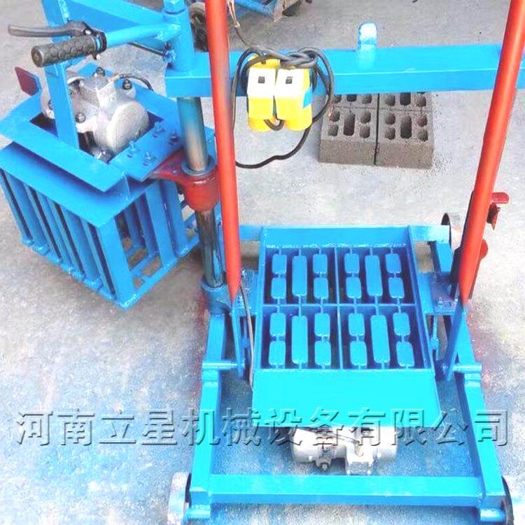 厂家直供小型水泥制砖机建筑废渣免烧制砖机六角砌块打砖机