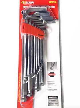 DELIA13件镜面球形特长内六组HDV套2-1T角9NM