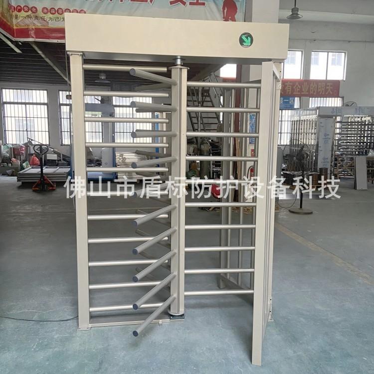 不锈钢双通道全高转闸 十字单向全高栅栏挡臂转闸门防尾随全高门