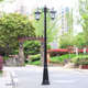 欧式 太阳能路灯庭院草坪灯防水户外灯景观花园别墅小区LED高杆灯