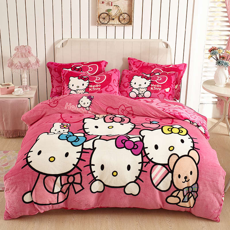 法兰绒被子套可拆洗冬被加厚保暖1.2学生儿童宿舍单双人被芯棉被