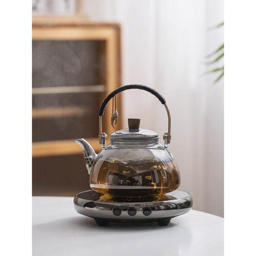 7YX电陶炉煮茶壶一套家用玻璃蒸煮茶围炉煮茶简约耐热商用养