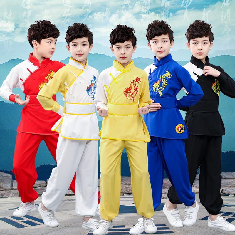 儿童武术比赛表演服长短袖太极服小学生体操幼儿幼儿园练功演出服