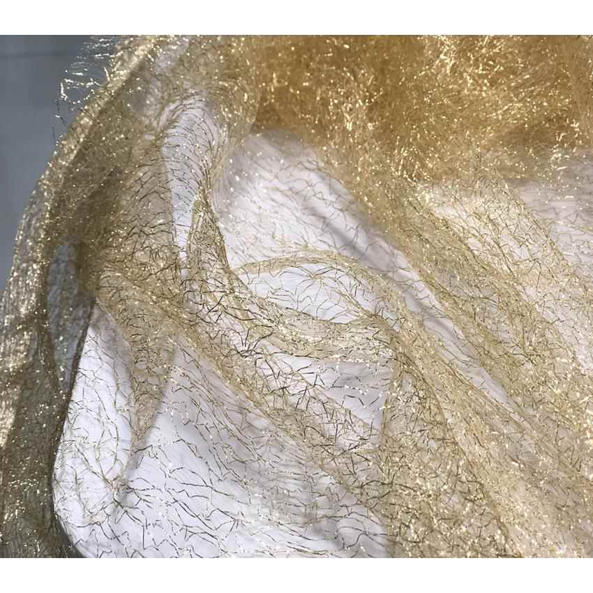 金丝银丝乱网格细软网婚庆装饰汉服头纱背景婚纱礼服布料面料