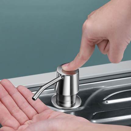 Kitchen Sink Liquid Soap Lotion Dispenser Pumps 300ml Manual