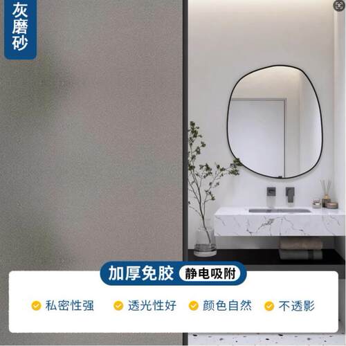 磨砂玻璃门专用贴纸玻璃神器窗户贴纸乔迁浴室透明窗纸阳光房装饰