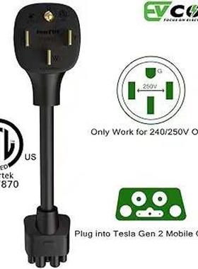 nema14插头美特斯拉转换转换线充电50-规