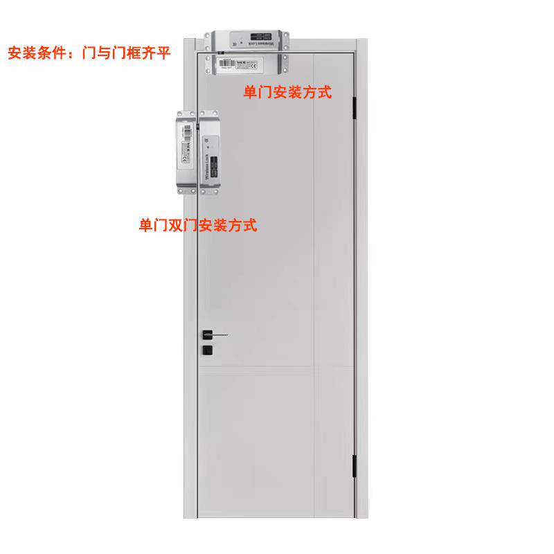 j防水OVK刷卡门密禁一体机指纹禁免门码布线免禁锁门打孔无线系统