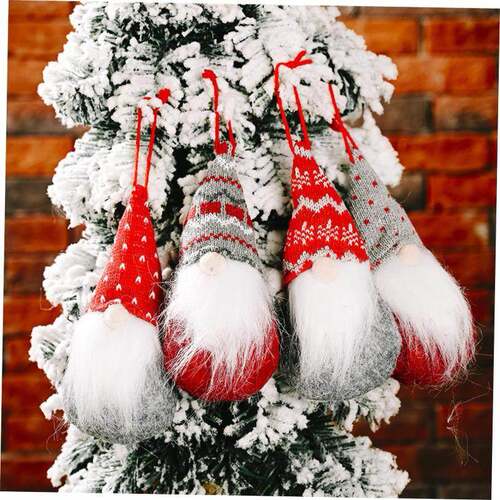 Christmas tree decoration pendant faceless doll pendant